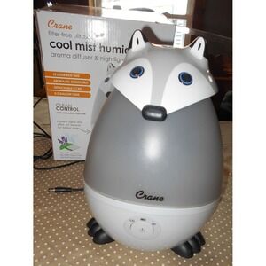 Crane Fox Ultrasonic Cool Mist Humidifier Infant Baby Child Aroma DIffuser Night